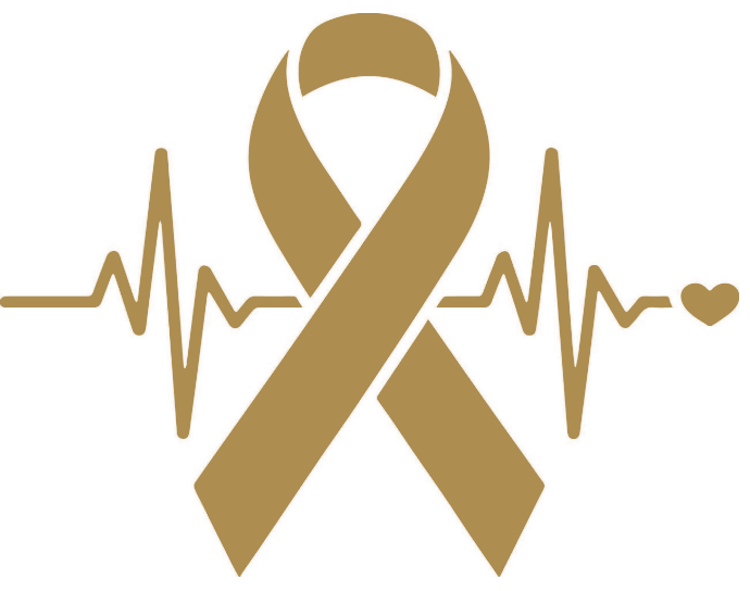 Leukemia awareness ribbon
