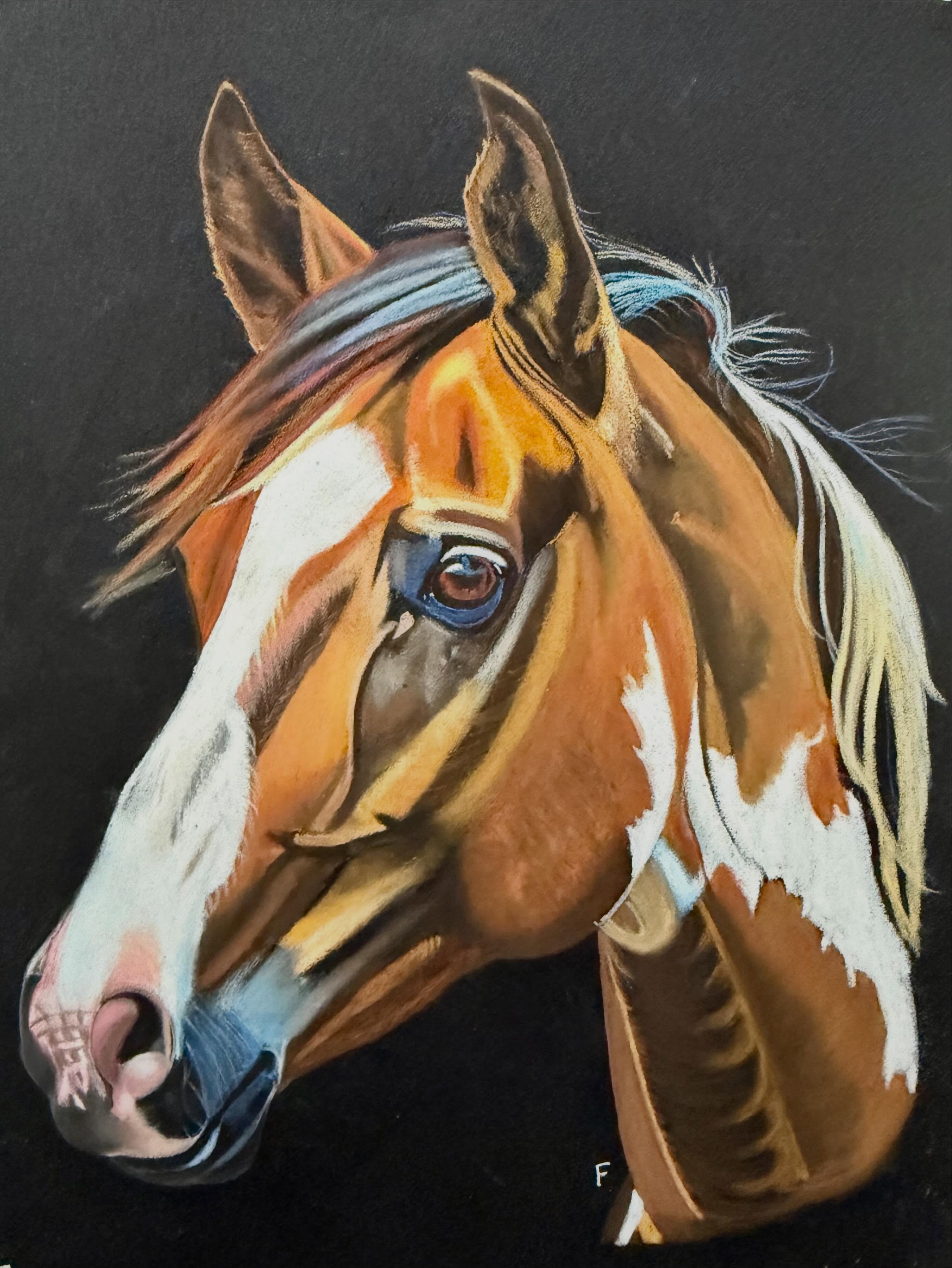 Plaited Paint, drawing by Fulton Allem