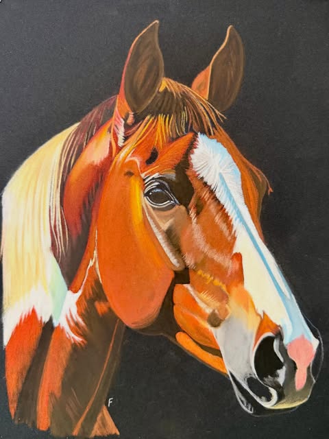 Flaxen Sweep, drawing by Fulton Allem