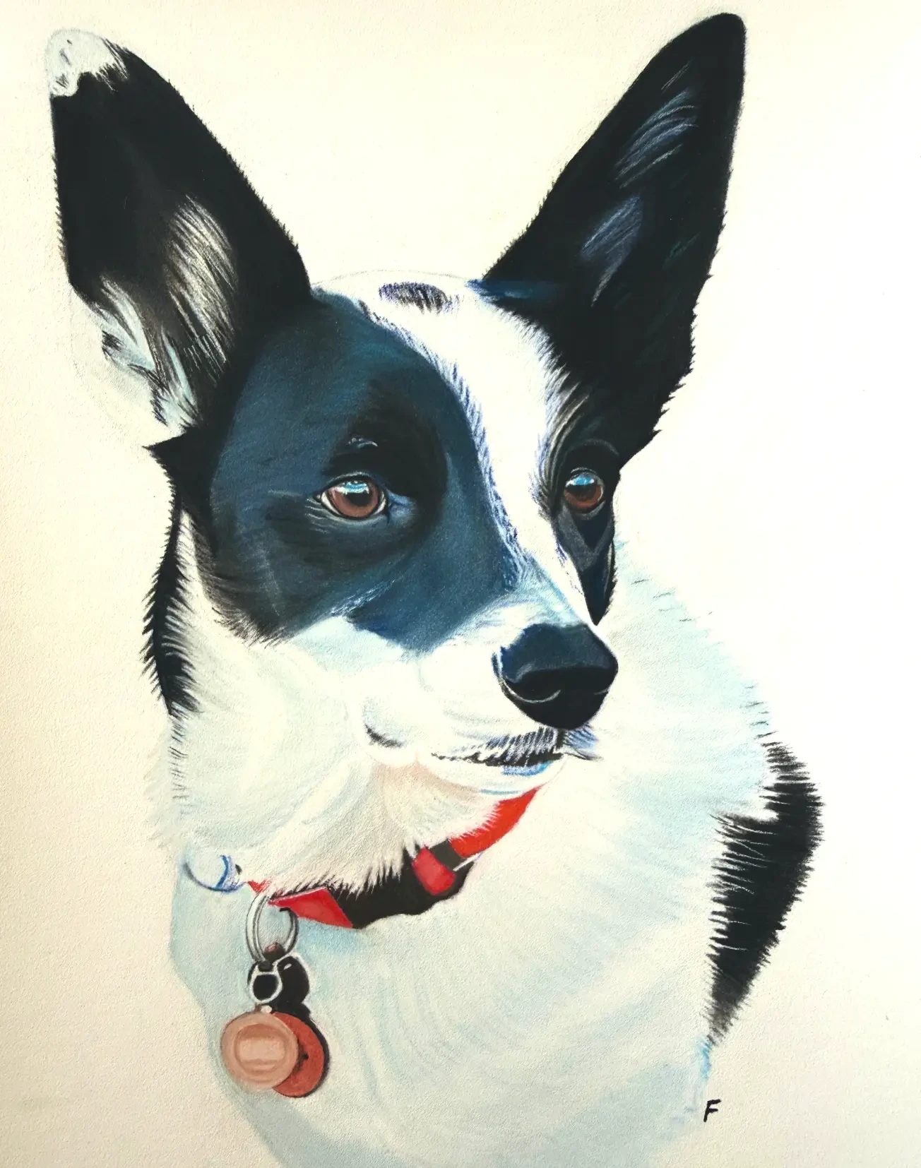 Silver Tag, drawing by Fulton Allem