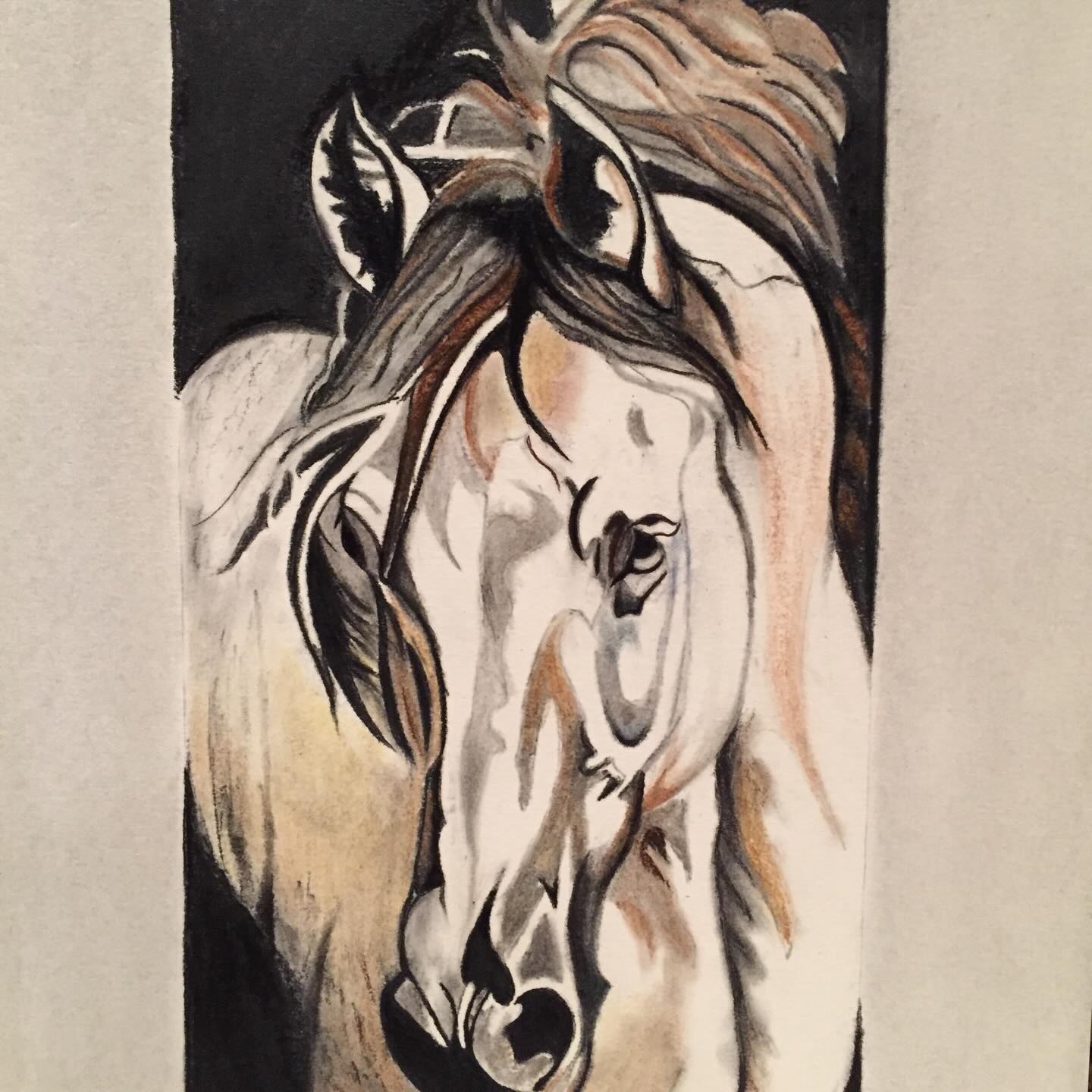 Past custom animal portrait commission 6 by Fulton Allem